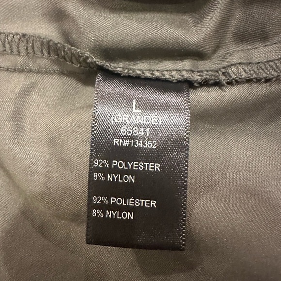 Ambiance Green Lightweight Front Zip Hooded Roll Tab Cinch Waist Jacket Large - Picture 4 of 5